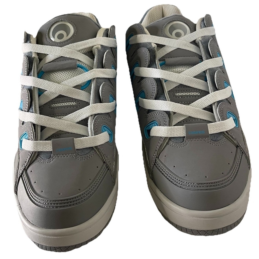 Osiris D3 OG Skate Shoes Mens 13 Gray Blue‎ White Y2K Chunky NWOB NEW
